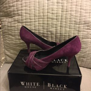 WHBM size 7.5M dress heels